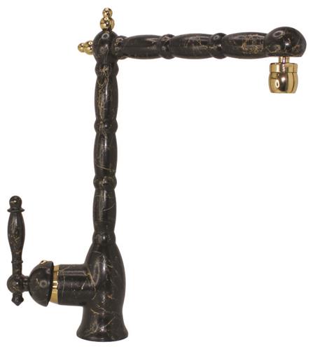 11-PİA MİX BLACK MARBLE EVİYE BATARYA